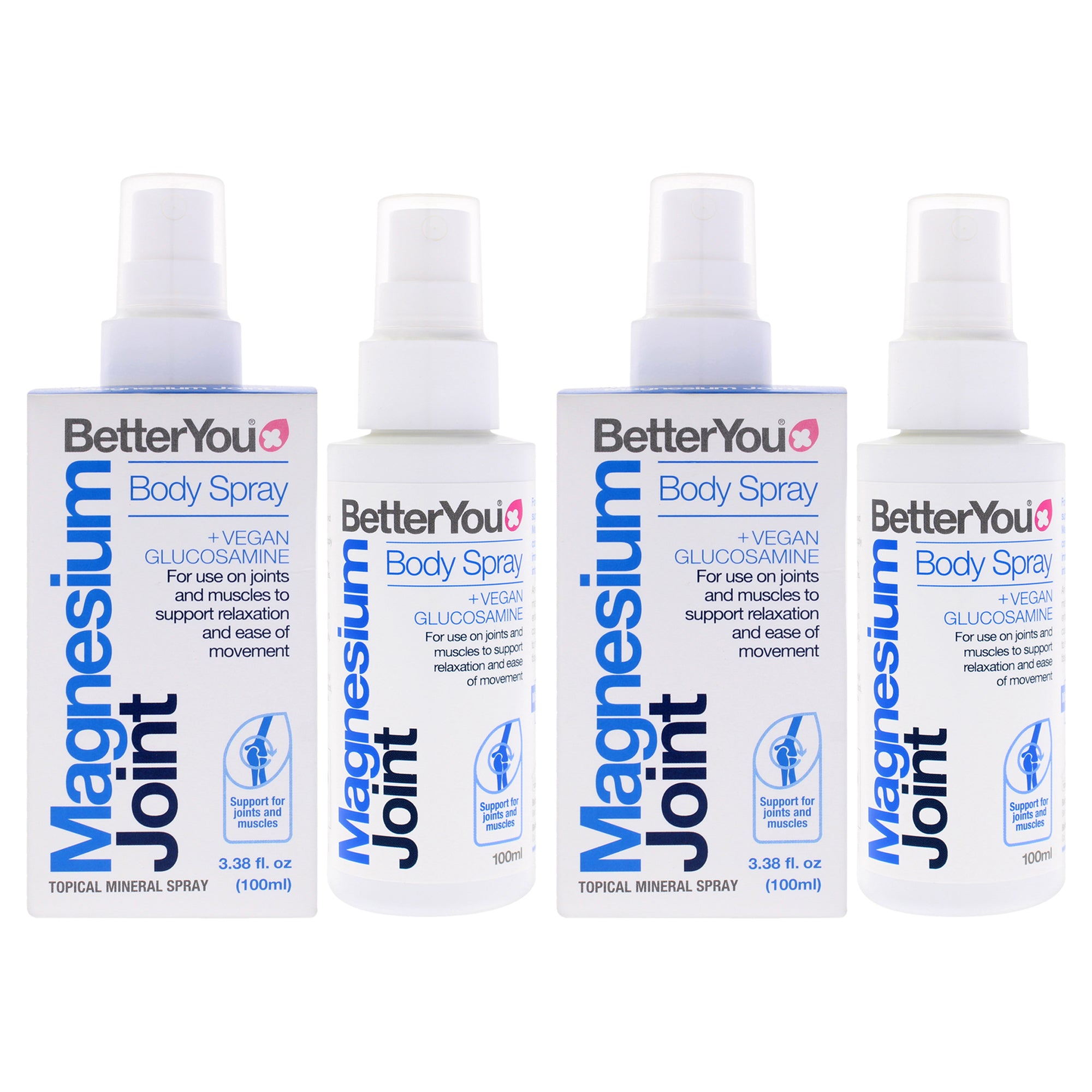 BetterYou Magnesium Joint Body Spray - Pack of 2 -Thefragrancemart.com