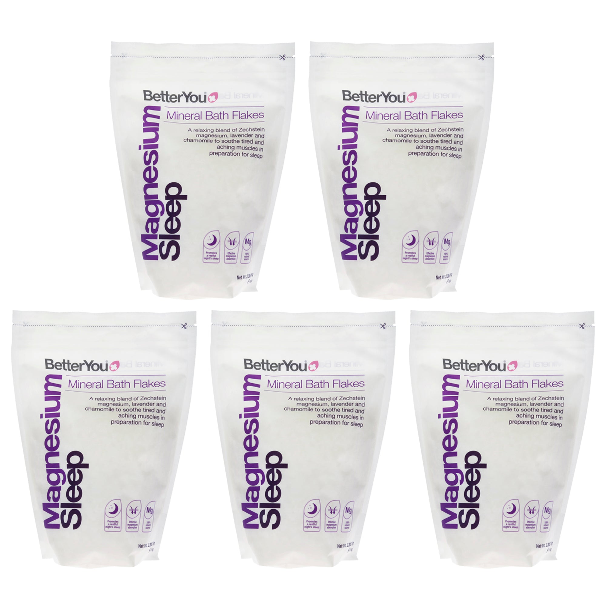 BetterYou Magnesium Sleep Body Lotion - Pack of 5 -Thefragrancemart.com