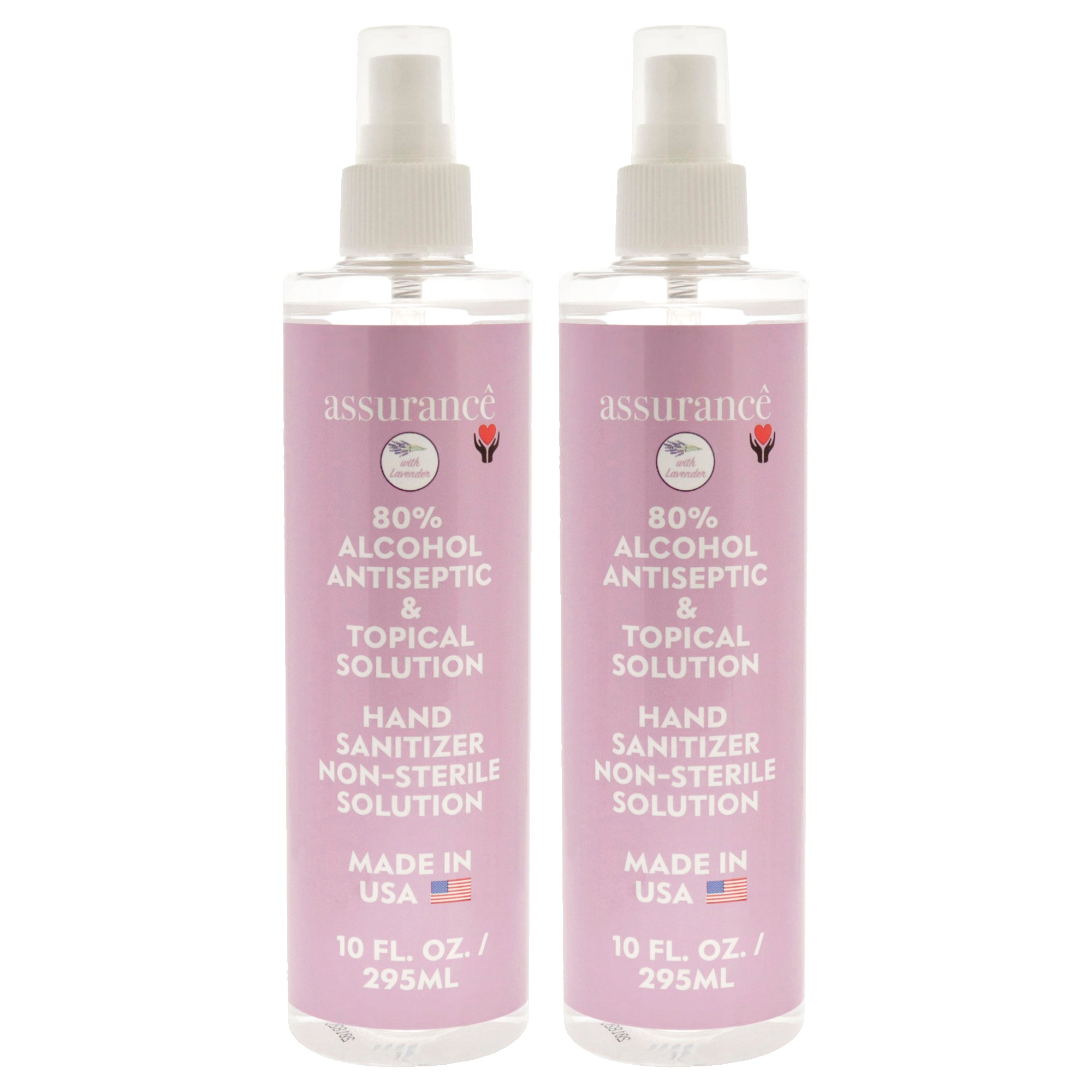 Assurance Hand Sanitizer Non-Sterile Solution - Lavender - Pack of 2 -Thefragrancemart.com