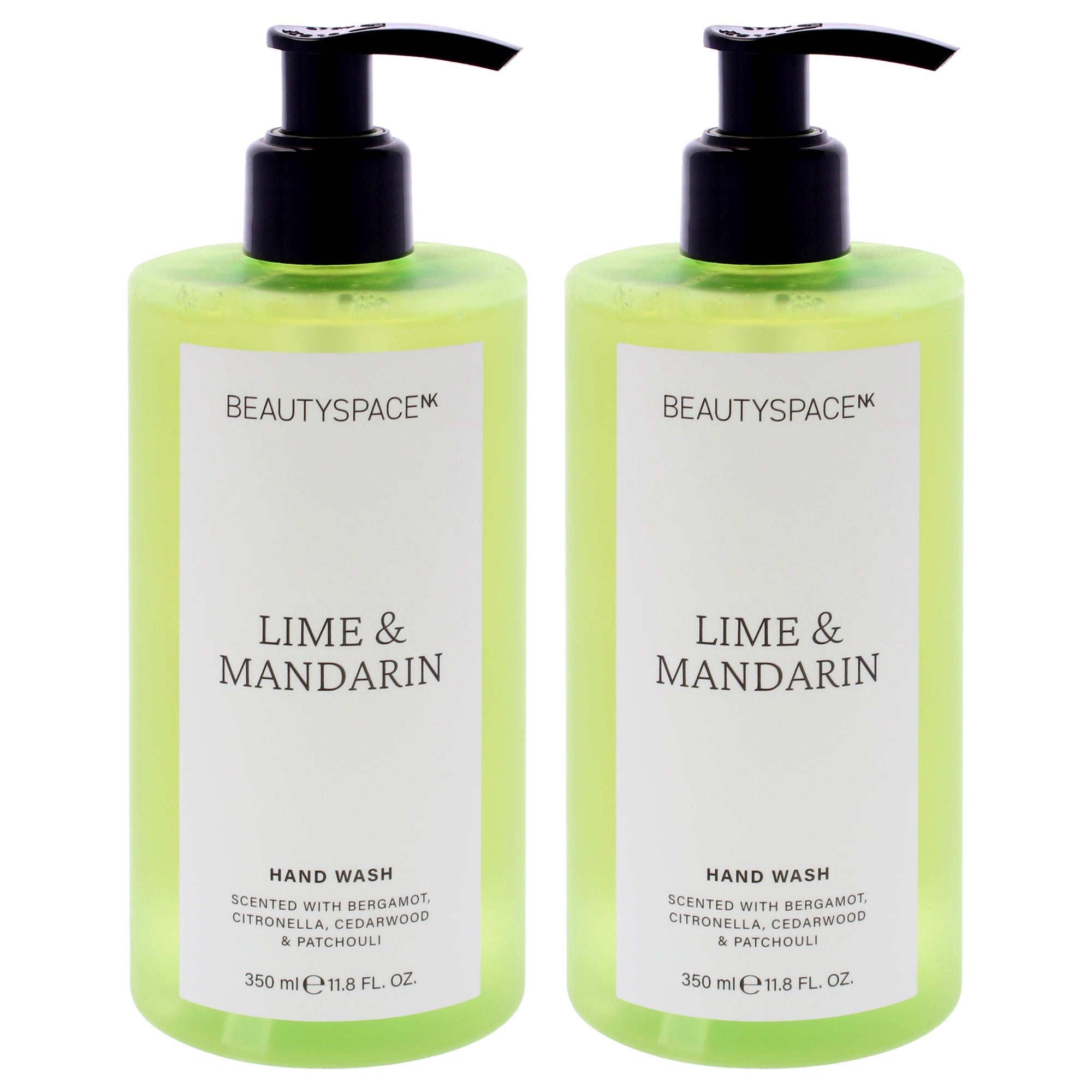 BeautySpace Beauty Space Hand Wash - Lime and Mandarin - Pack of 2 -Thefragrancemart.com