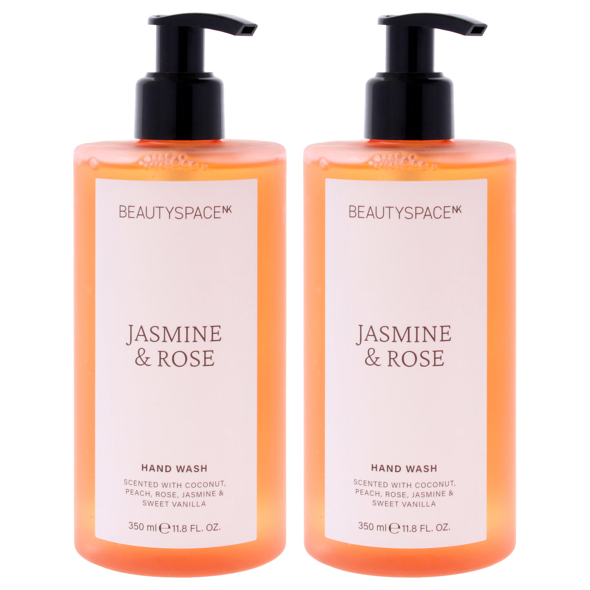 Beauty Space Hand Wash - Jasmine and Rose - Pack of 2 -Thefragrancemart.com