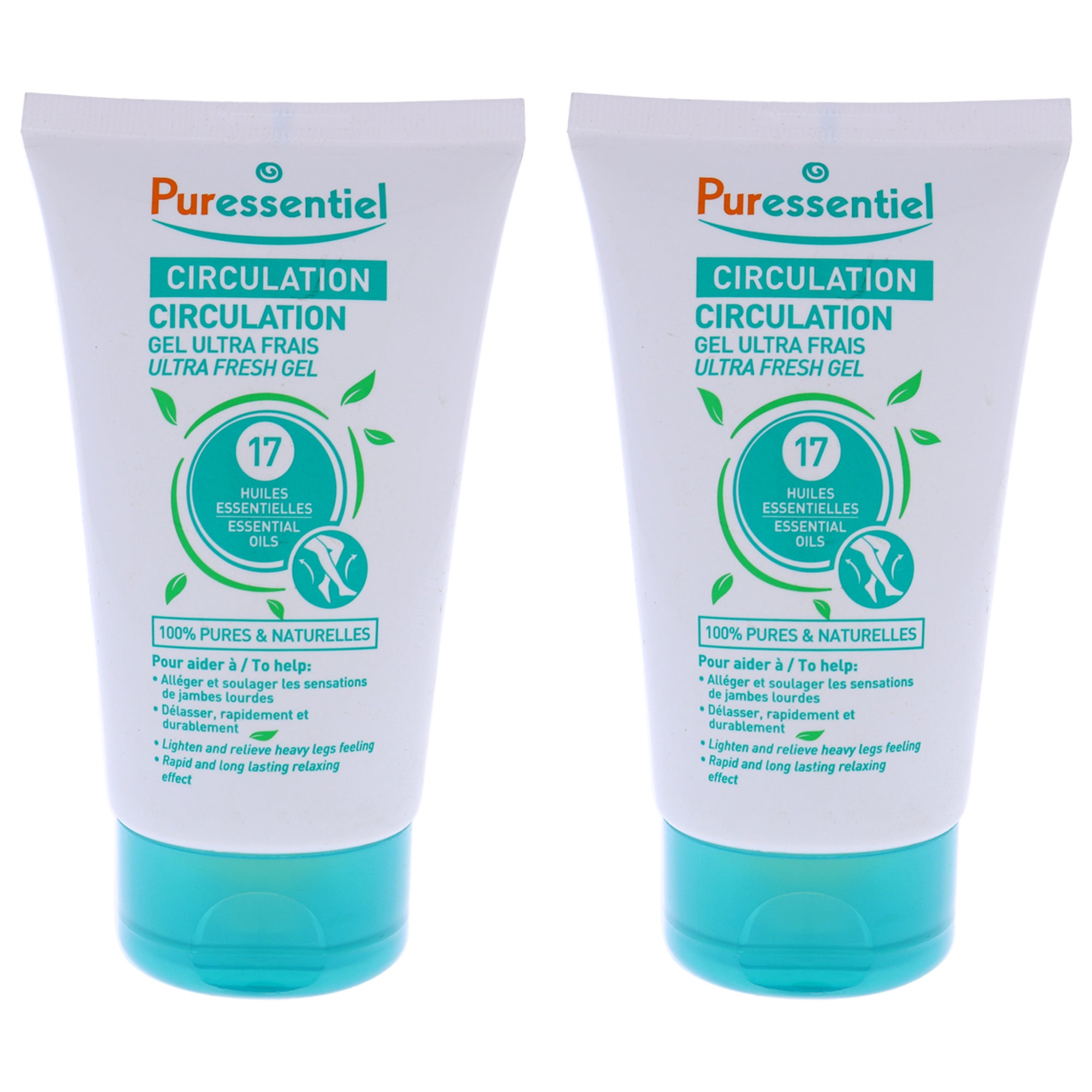 Puressentiel Circulation Ultra Fresh Gel - Pack of 2 -Thefragrancemart.com