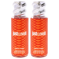Roberto Cavalli Just Cavalli Hair and Body Mist - Daring Amber - Pack of 2 -Thefragrancemart.com