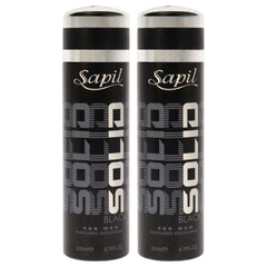 Sapil Solid Black - Pack of 2 -Thefragrancemart.com