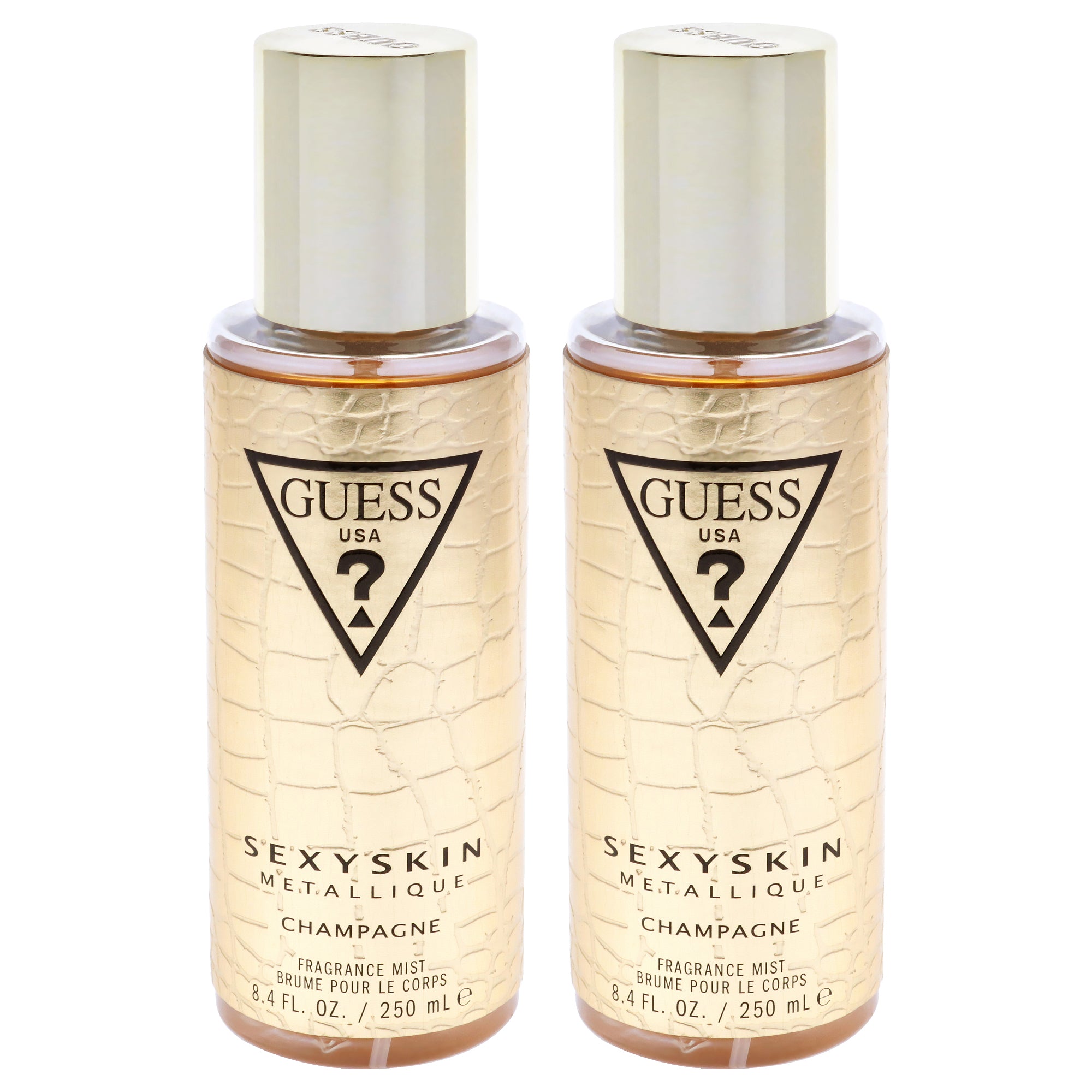 Guess Sexy Skin Metallique - Champagne - Pack of 2 -Thefragrancemart.com