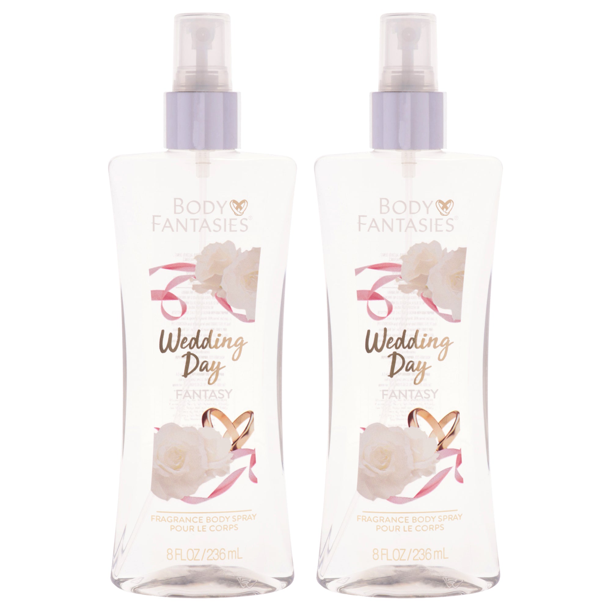 Body Fantasies Signature Wedding Day Fragrance Body Spray - Pack of 2 -Thefragrancemart.com