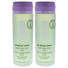 Clinique All About Clean Liquid Facial Soap Mild - Pack of 2 -Thefragrancemart.com