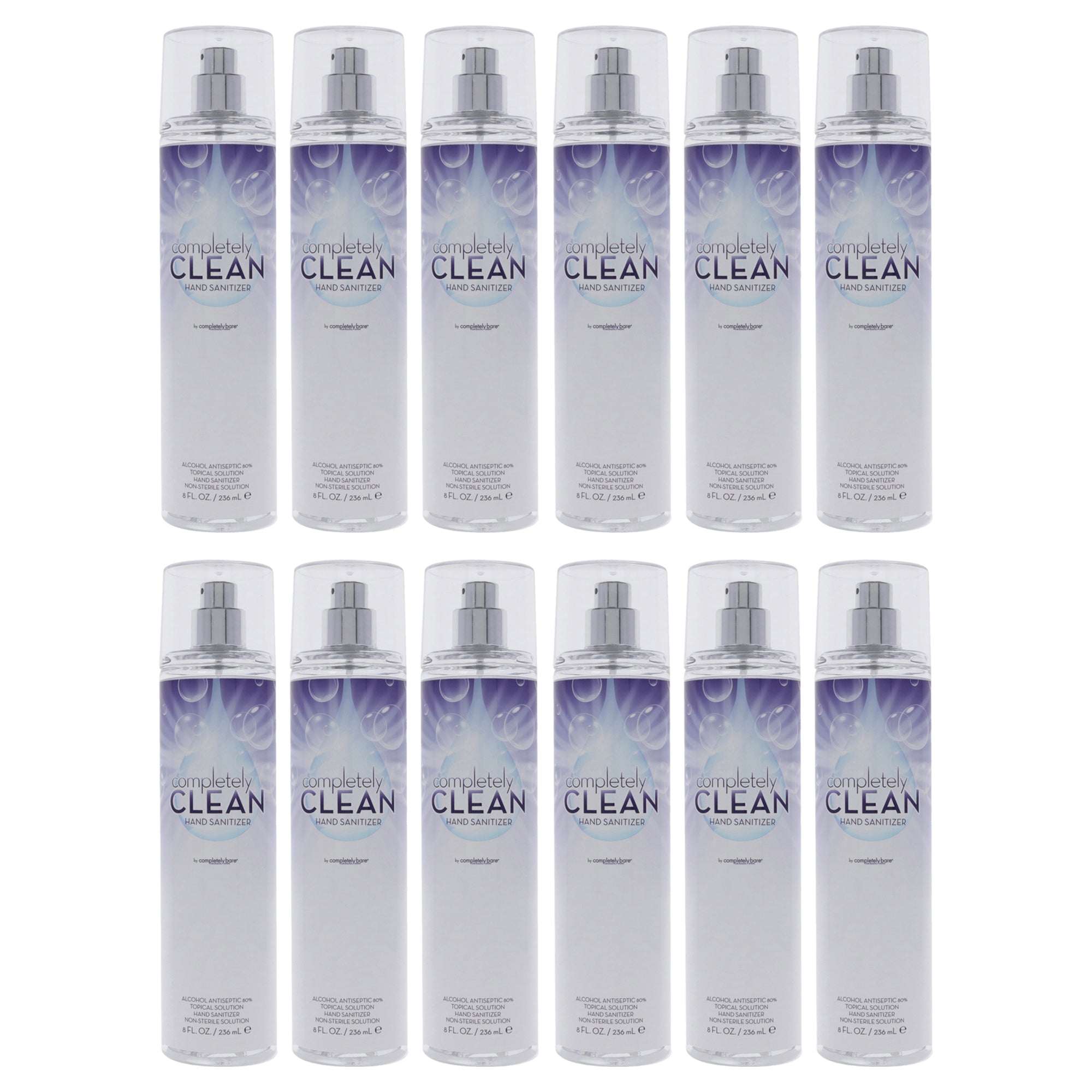Completely Bare Completely Clean Hand Sanitizer - Pack of 12 -Thefragrancemart.com