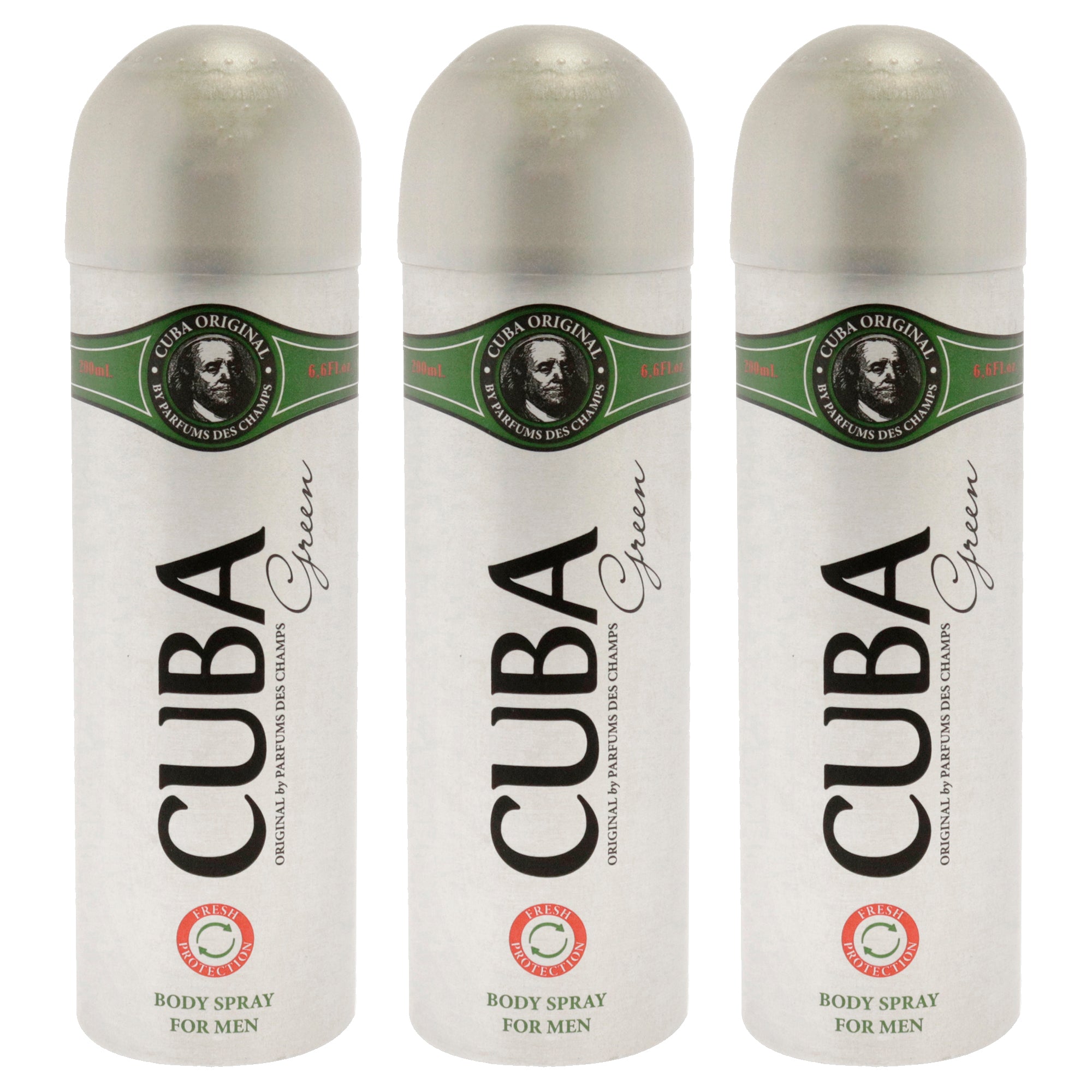 Cuba Green - Pack of 3 -Thefragrancemart.com