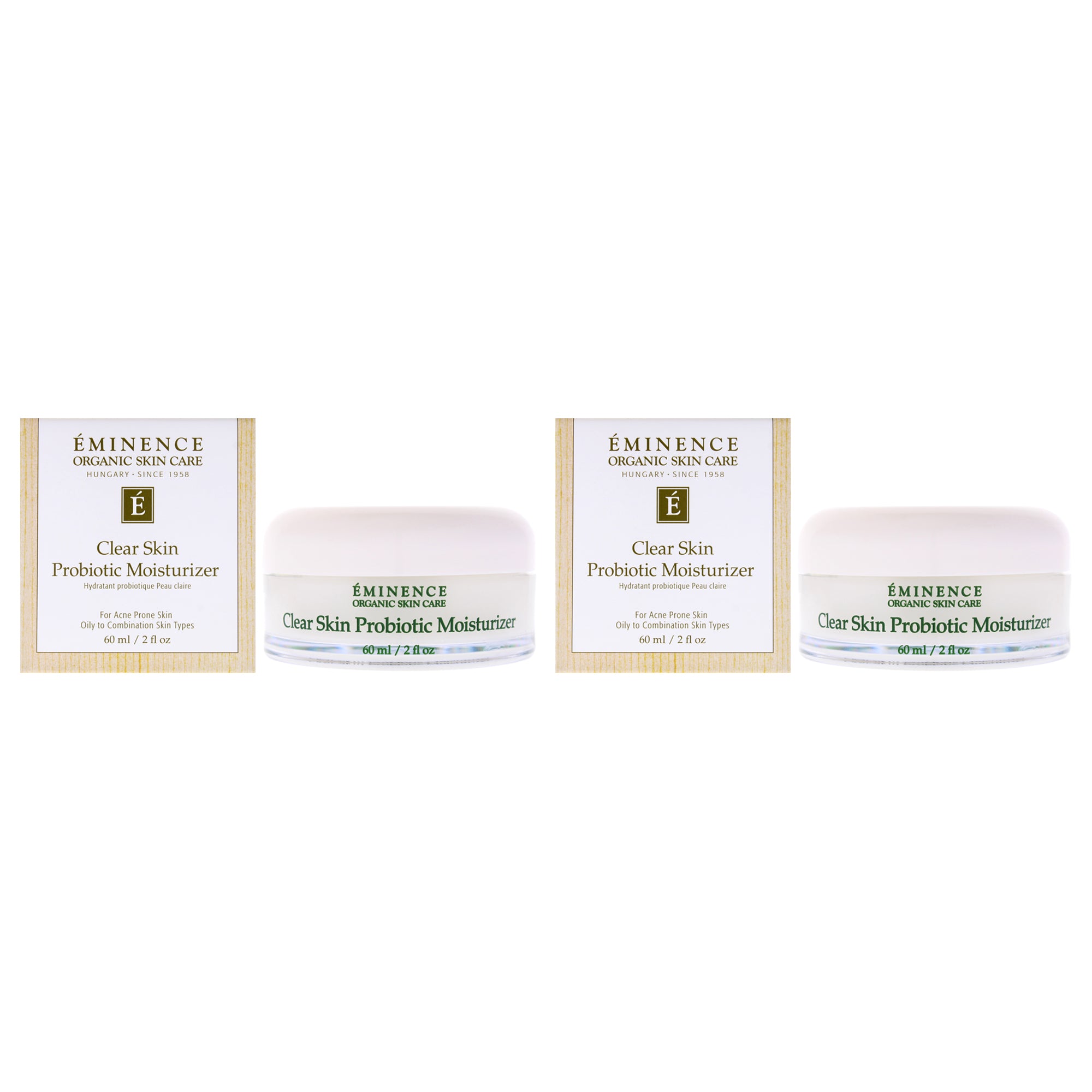 Eminence Clear Skin Probiotic Moisturizer - Pack of 2 -Thefragrancemart.com