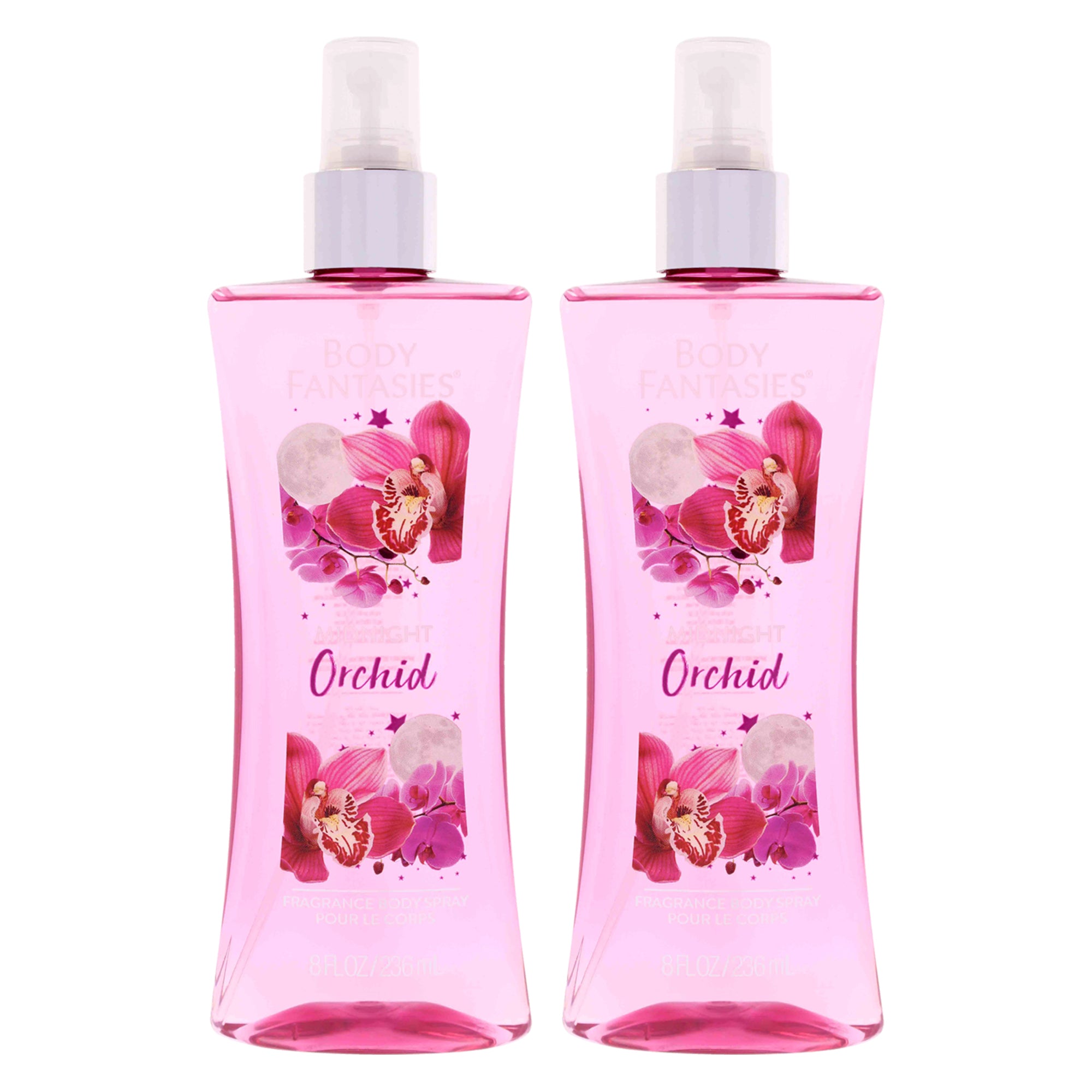 Body Fantasies Midnight Orchid - Pack of 2 -Thefragrancemart.com