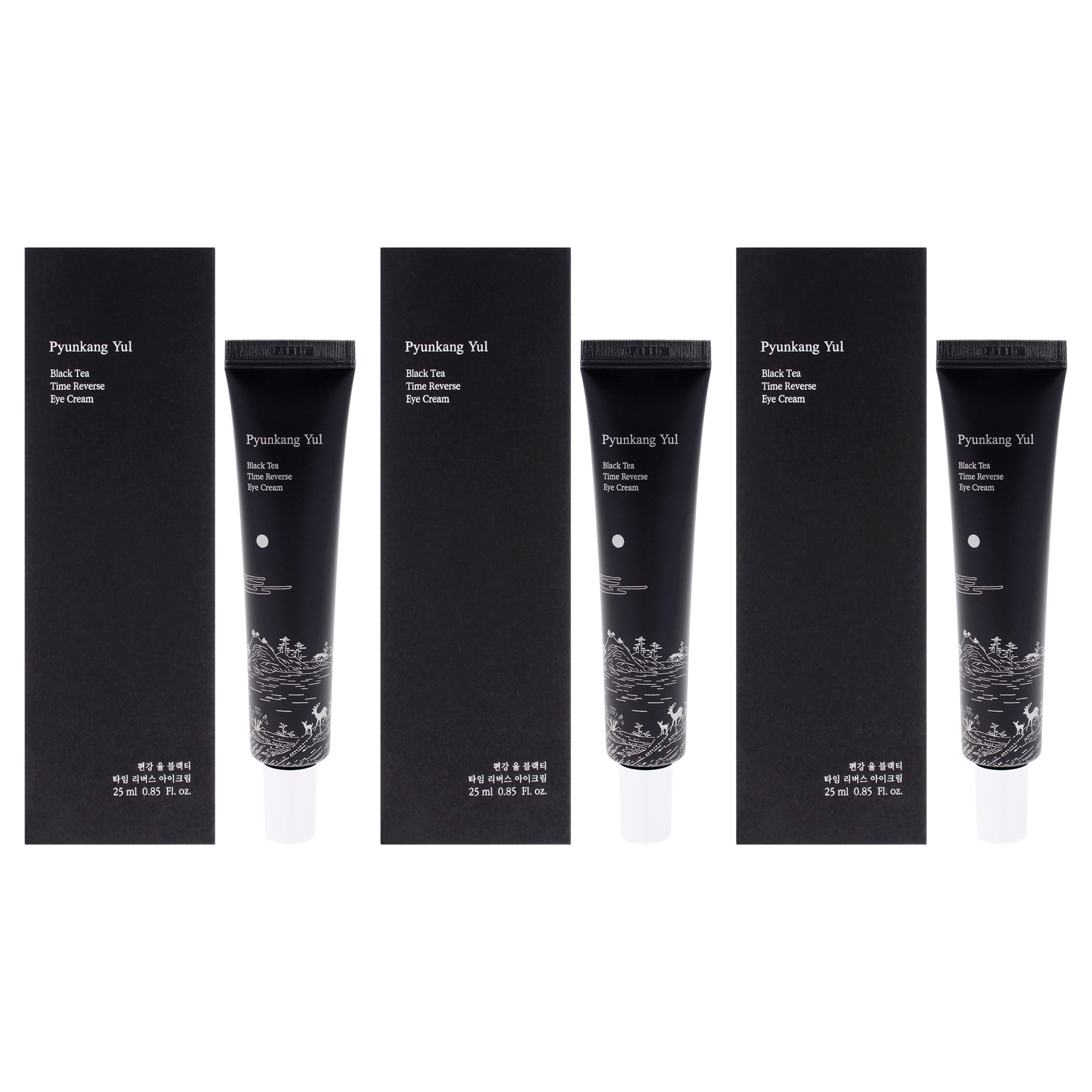 Pyunkang Yul Black Tea Time Reverse Eye Cream - Pack of 3 -Thefragrancemart.com
