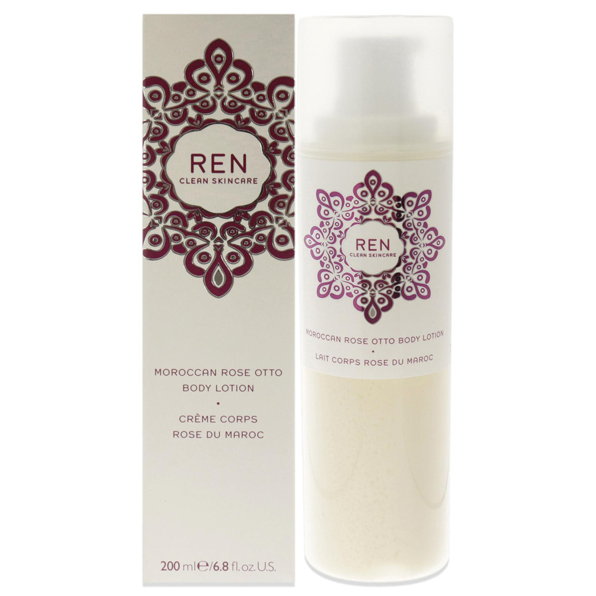 REN Moroccan Rose Otto Body Lotion -Thefragrancemart.com