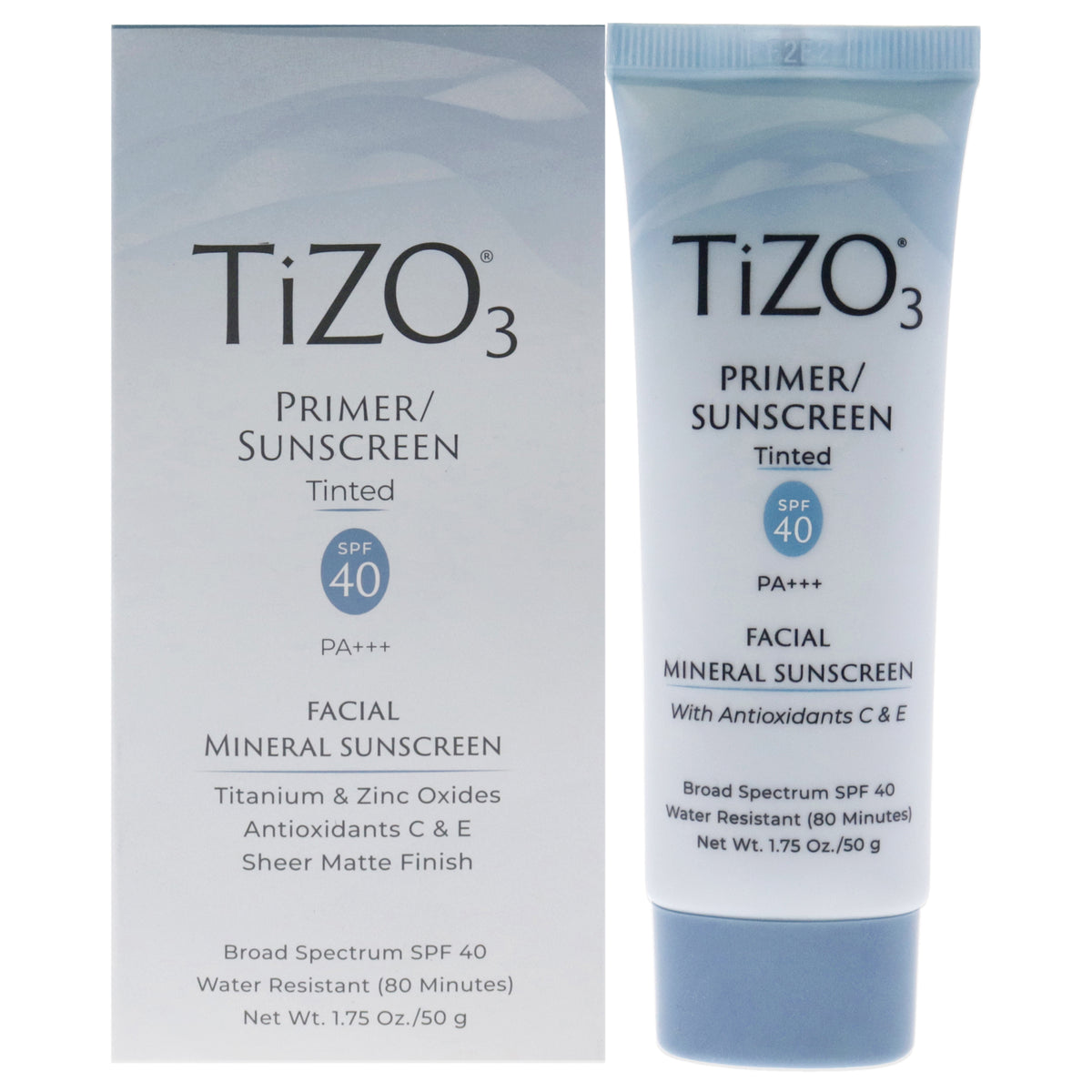 Tizo3 Facial Primer Tinted SPF 40 -Thefragrancemart.com