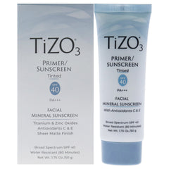 Tizo3 Facial Primer Tinted SPF 40 -Thefragrancemart.com