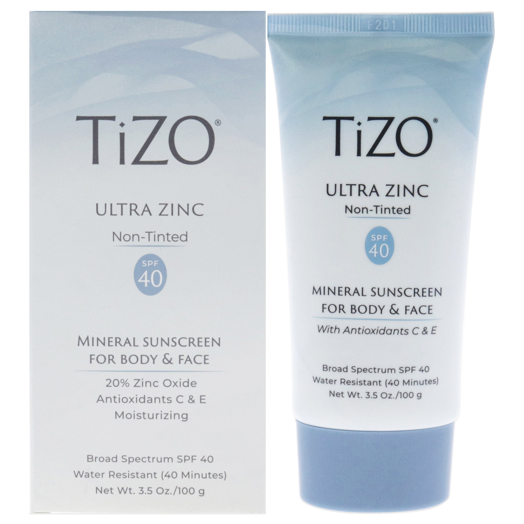 Tizo Ultra Zinc Body and Face Non-tinted SPF 40 -Thefragrancemart.com