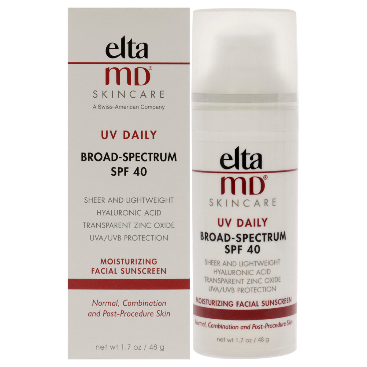 EltaMD UV Daily Moisturizing Facial Sunscreen SPF 40 -Thefragrancemart.com