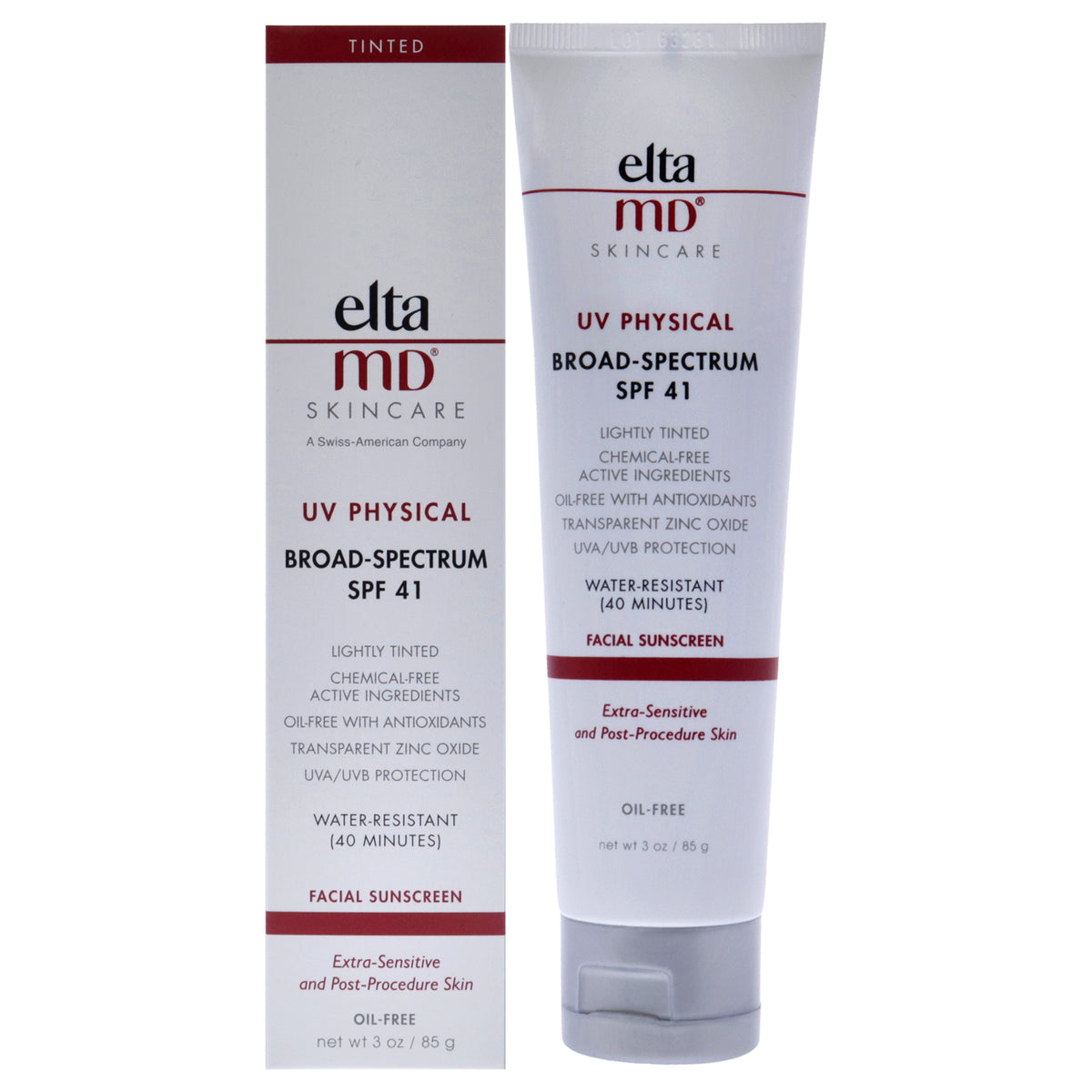 EltaMD UV Physical Sunscreen SPF 41 -Thefragrancemart.com