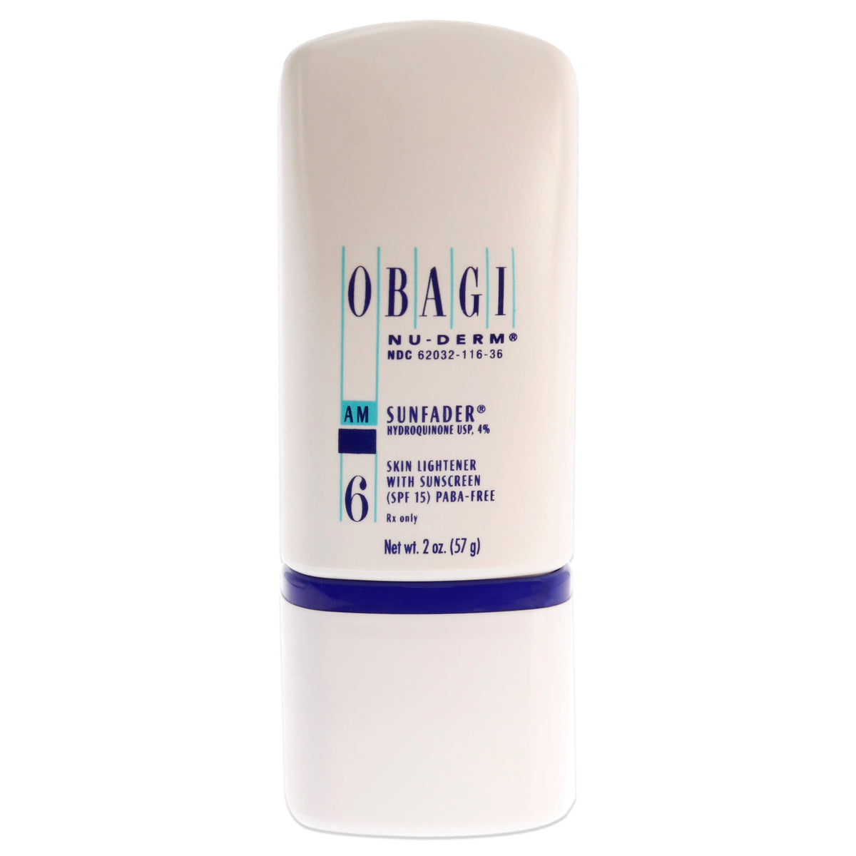 Obagi Nu-Derm 6 AM Sunfader Skin Lightener with Sunscreen SPF 15 -Thefragrancemart.com