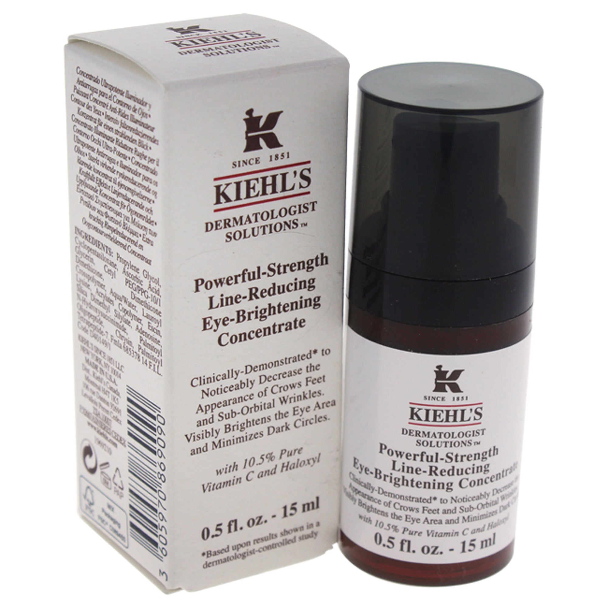 Kiehls Powerful-Strength Line-Reducing and Dark Circle-Diminishing Vitamin C Eye Serum -Thefragrancemart.com