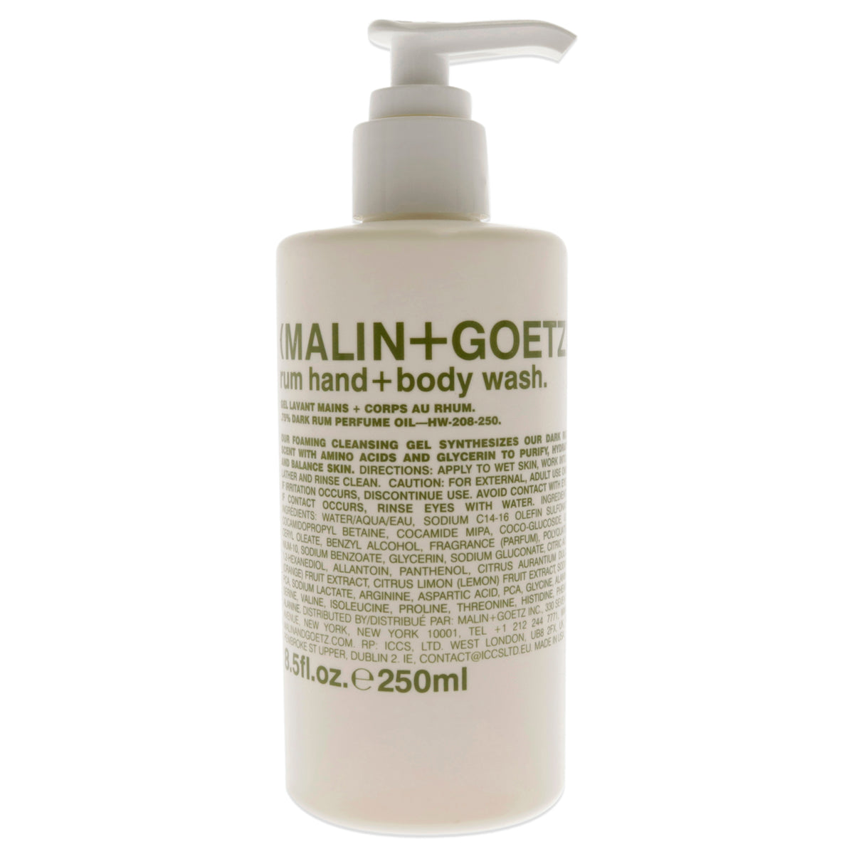 Malin + Goetz Rum Hand and Body Wash -Thefragrancemart.com