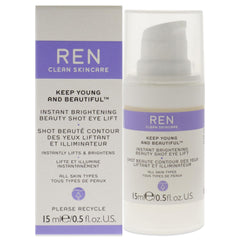 REN Keep Young and Beautiful Instant Brightening Beauty Shot Eye Lift -Thefragrancemart.com
