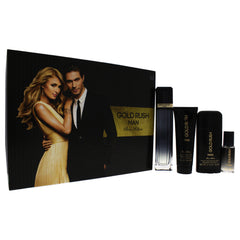 Paris Hilton Gold Rush Man 4 Pc Gift Set-Thefragrancemart.com