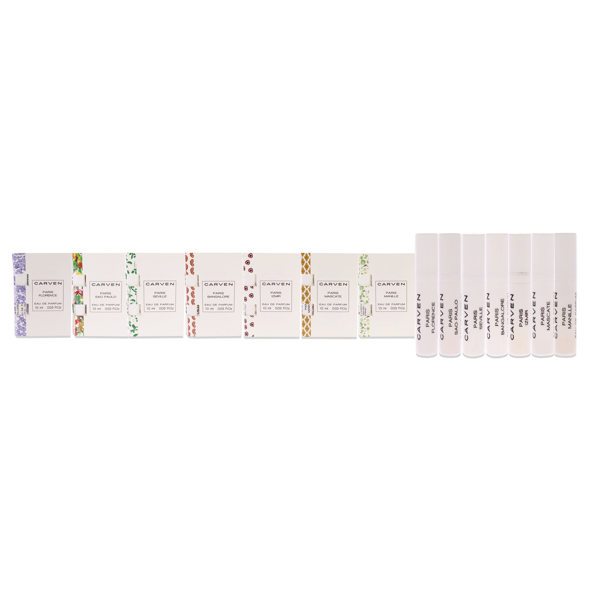 Carven Collection Mini Set Sampler For Women 7 Pc Mini Gift Set-Thefragrancemart.com