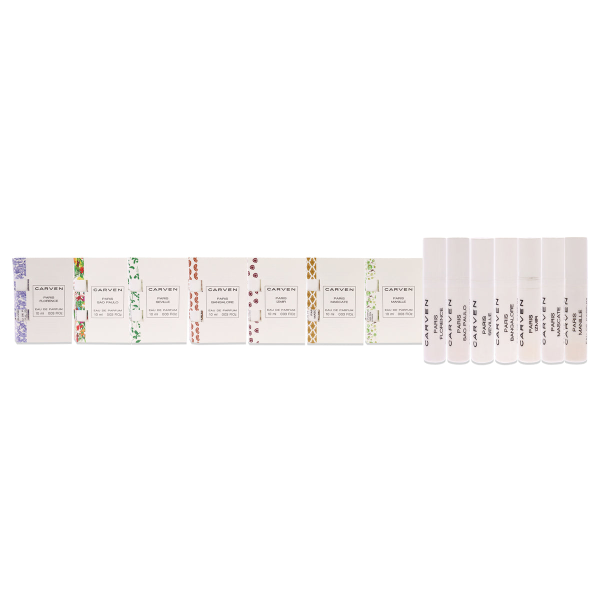 Carven Collection Mini Set Sampler For Women 7 Pc Mini Gift Set-Thefragrancemart.com
