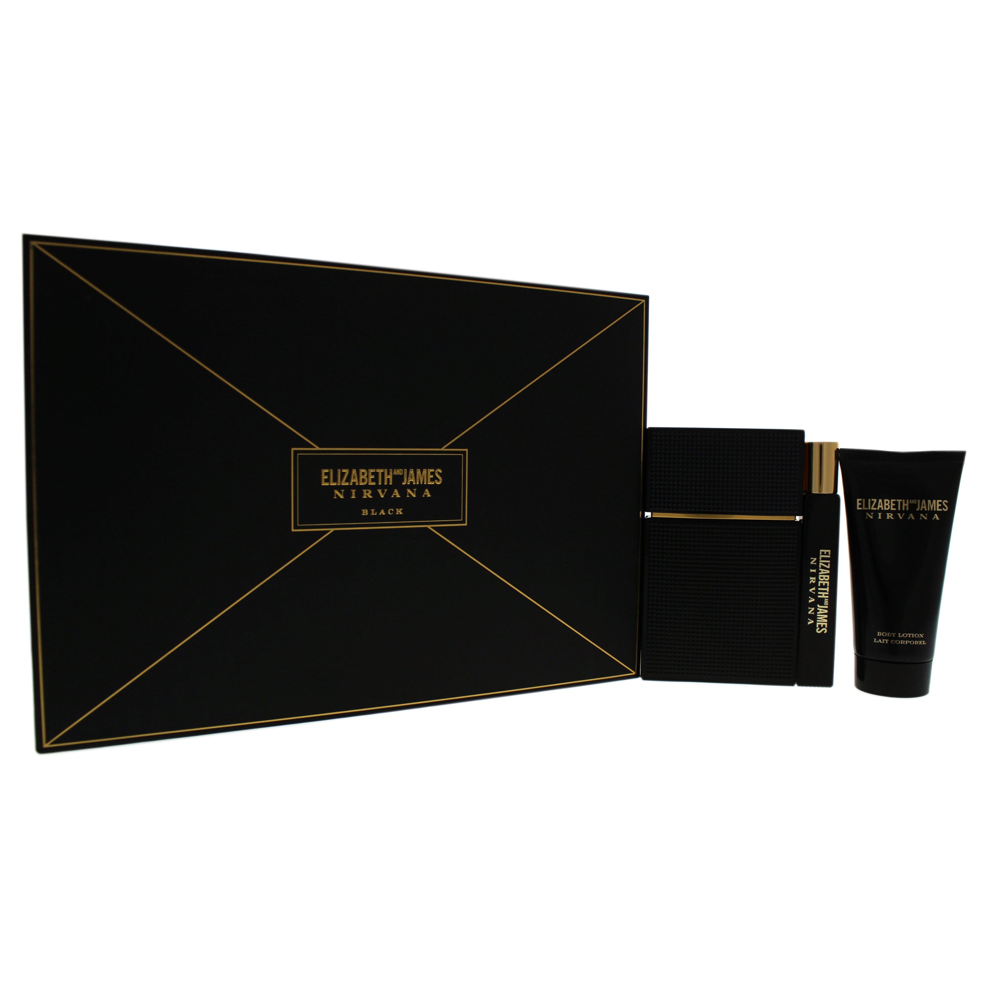 Elizabeth and James Nirvana Black 3 Pc Gift Set-Thefragrancemart.com