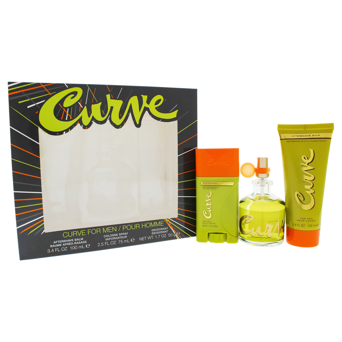 Liz Claiborne Curve 3 Pc Gift Set-Thefragrancemart.com