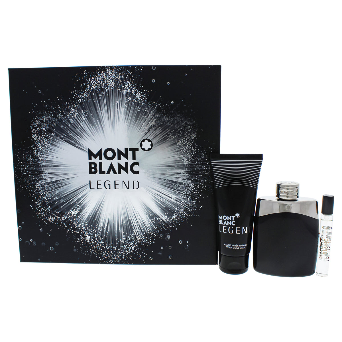 Mont Blanc Legend 3 Pc Gift Set-Thefragrancemart.com