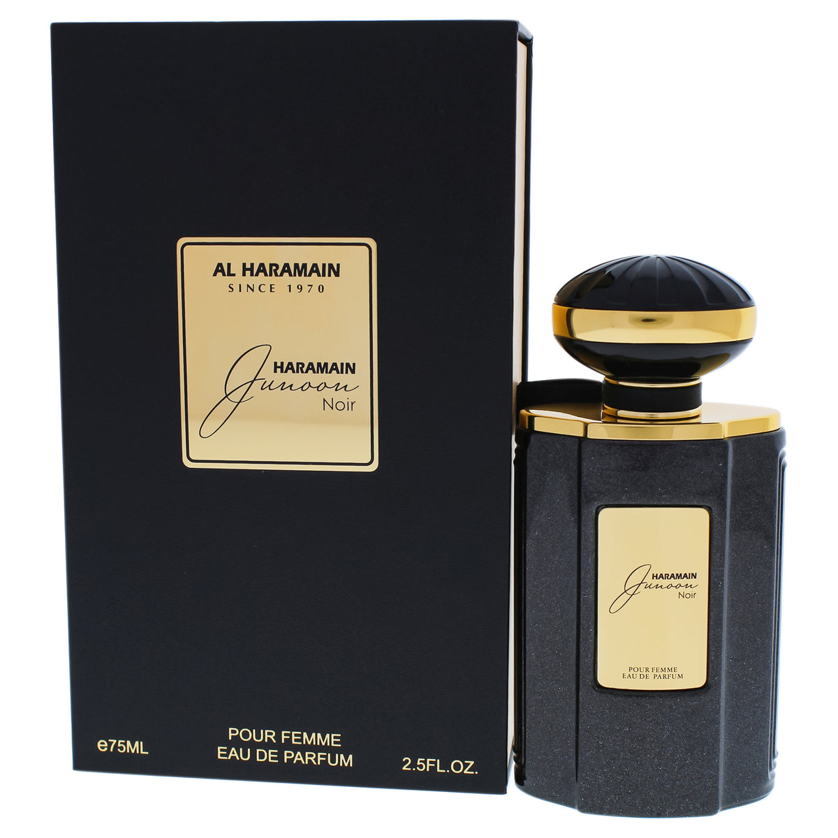 Al Haramain Junoon Noir Eau De Parfum-Thefragrancemart.com