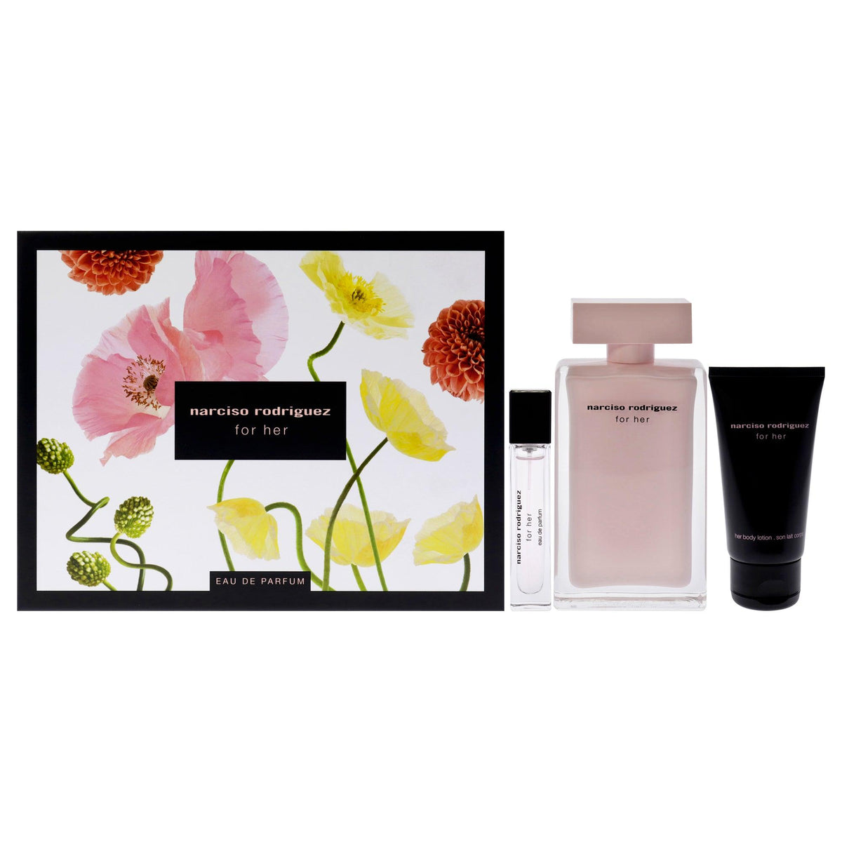 Narciso Rodriguez 3 Pc Gift Set The fragrance mart