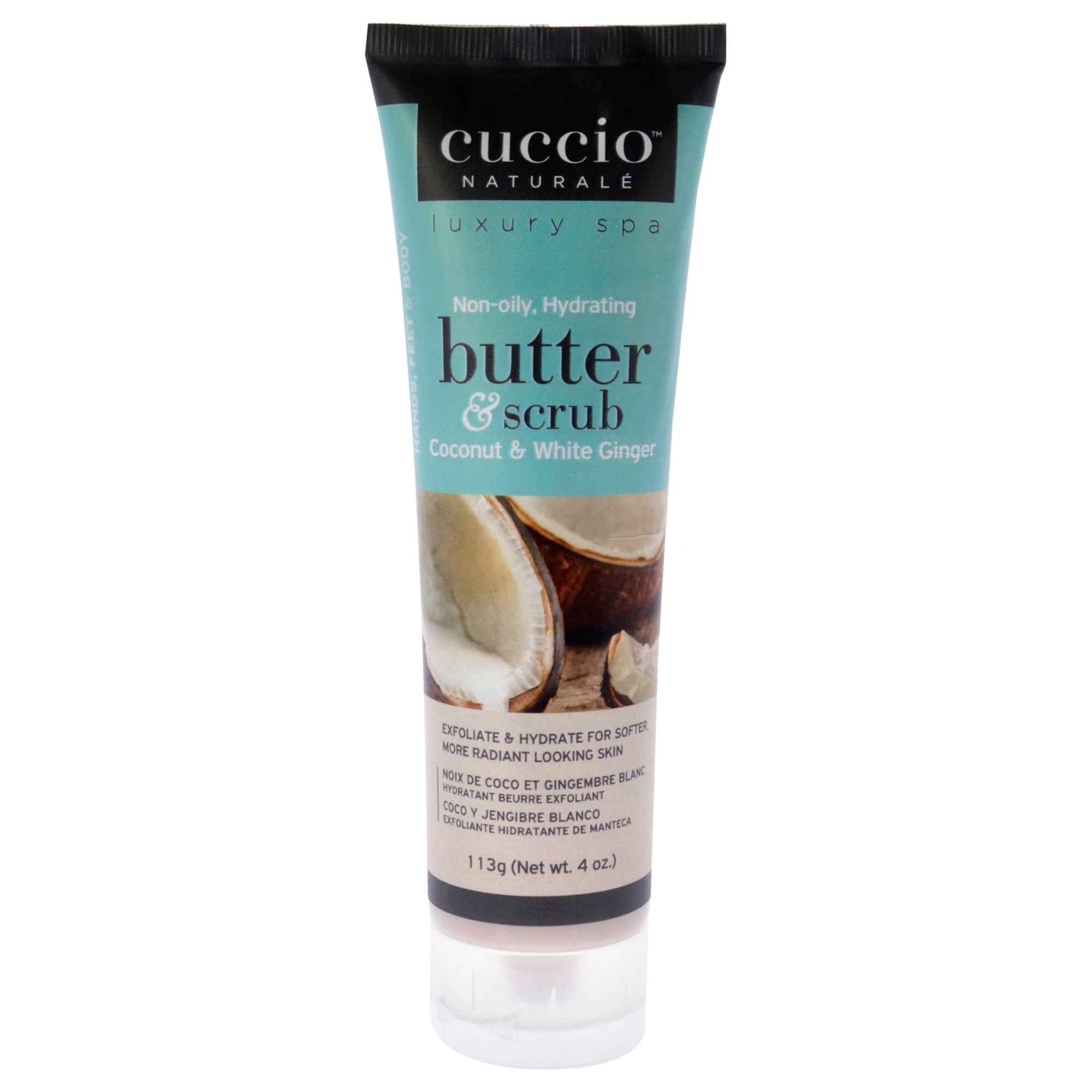 Cuccio Naturale Butter and Scrub - Coconut and White Ginger -Thefragrancemart.com