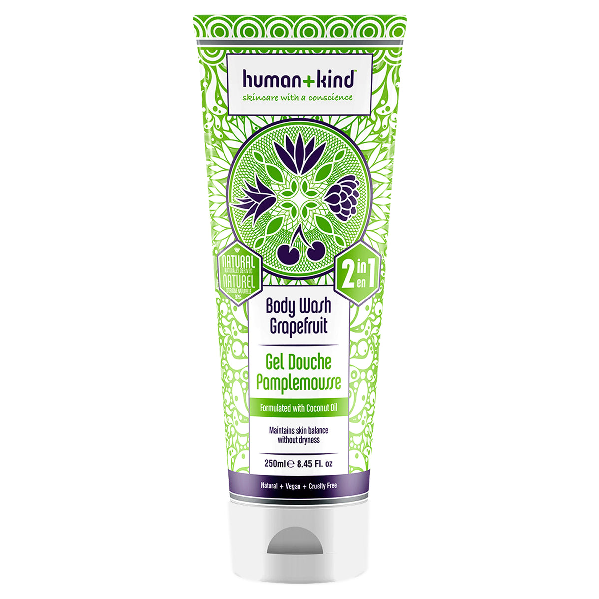 Human+Kind Body Wash - Grapefruit -Thefragrancemart.com
