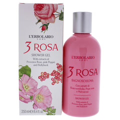 LErbolario Shower Gel - 3 Rosa -Thefragrancemart.com