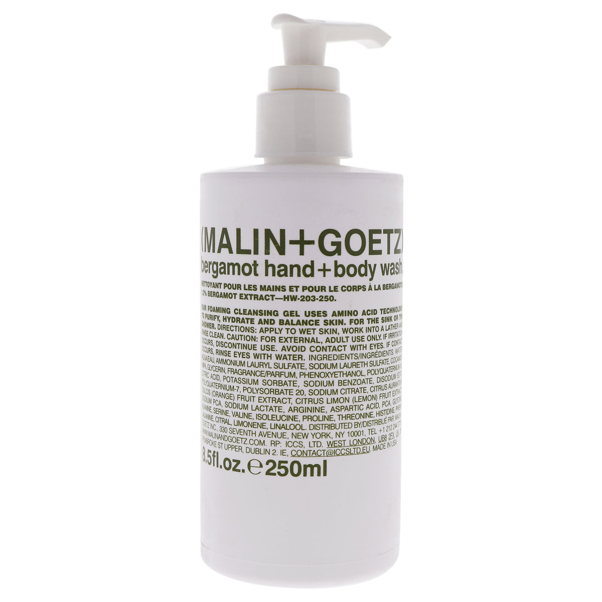 Malin + Goetz Bergamot Hand and Body Wash -Thefragrancemart.com