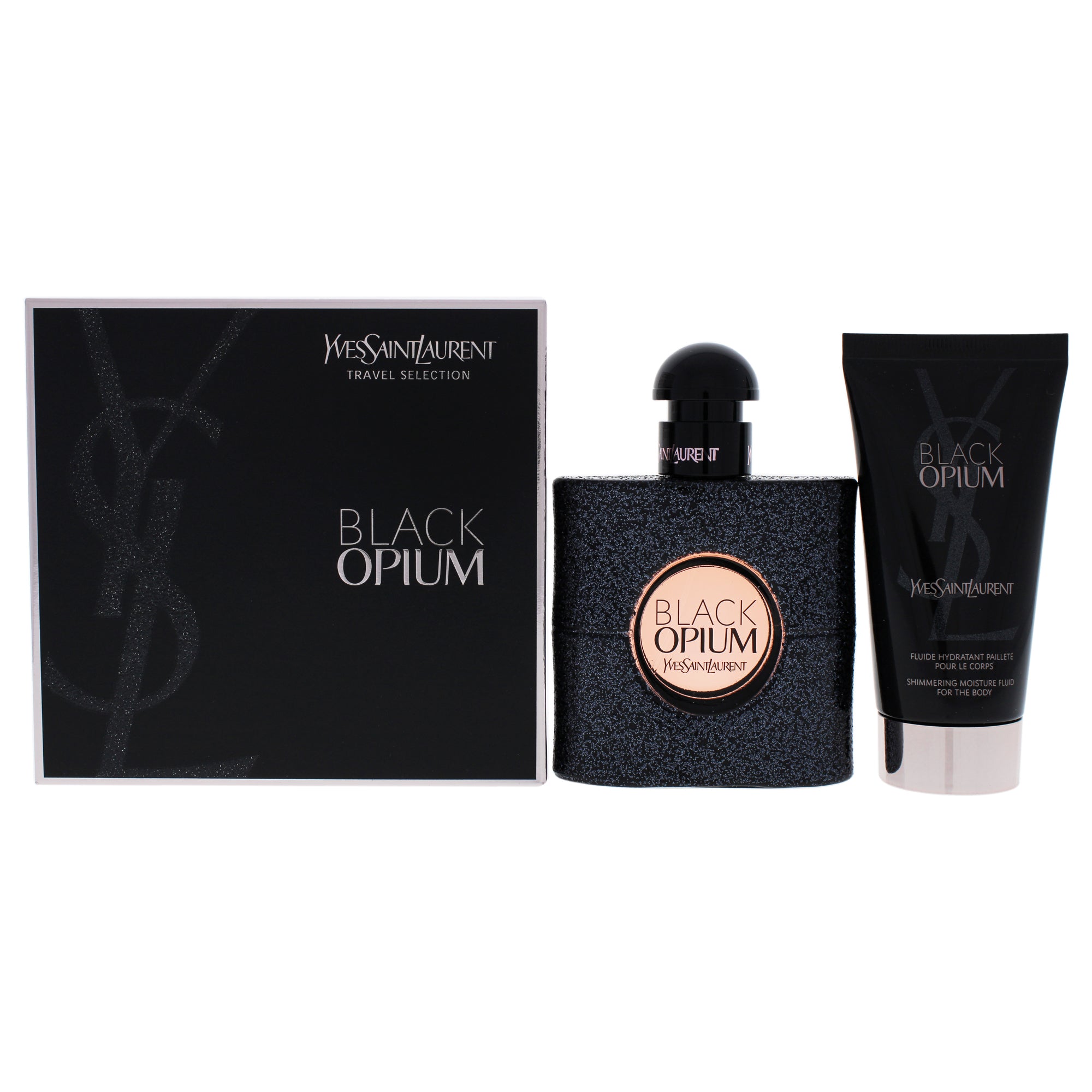 Yves Saint Laurent Black Opium 2 Pc Gift Set-Thefragrancemart.com