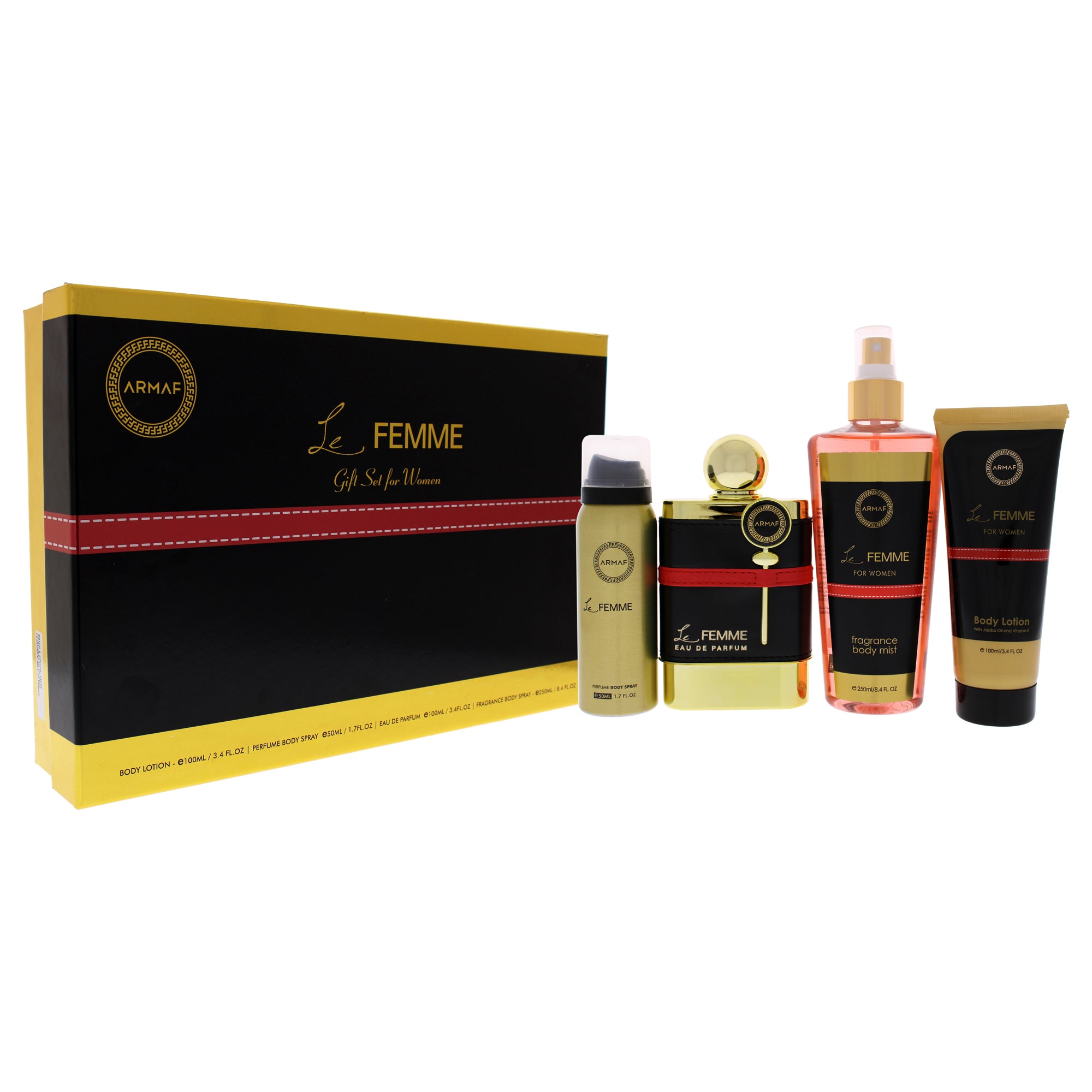 Armaf Le Femme 4 Pc Gift Set-Thefragrancemart.com