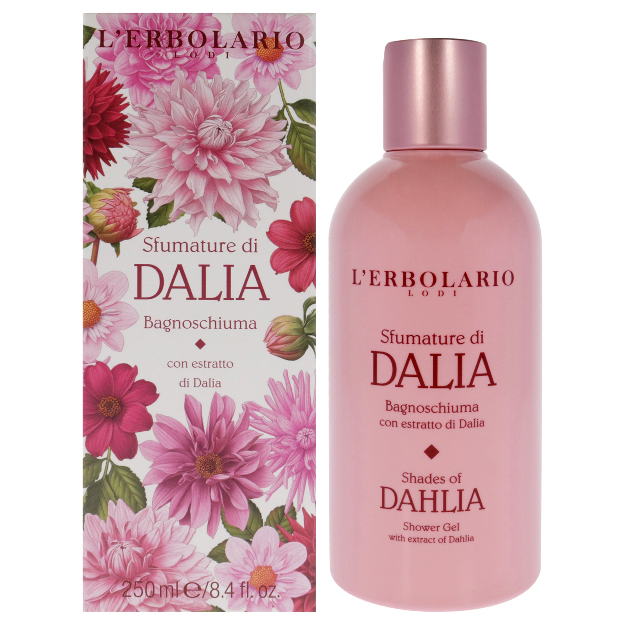 LErbolario Shades of Dahlia Shower Gel -Thefragrancemart.com