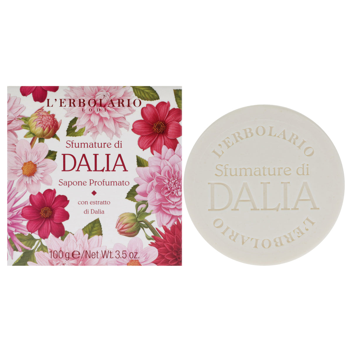 LErbolario Shades of Dahlia Perfumed Soap -Thefragrancemart.com