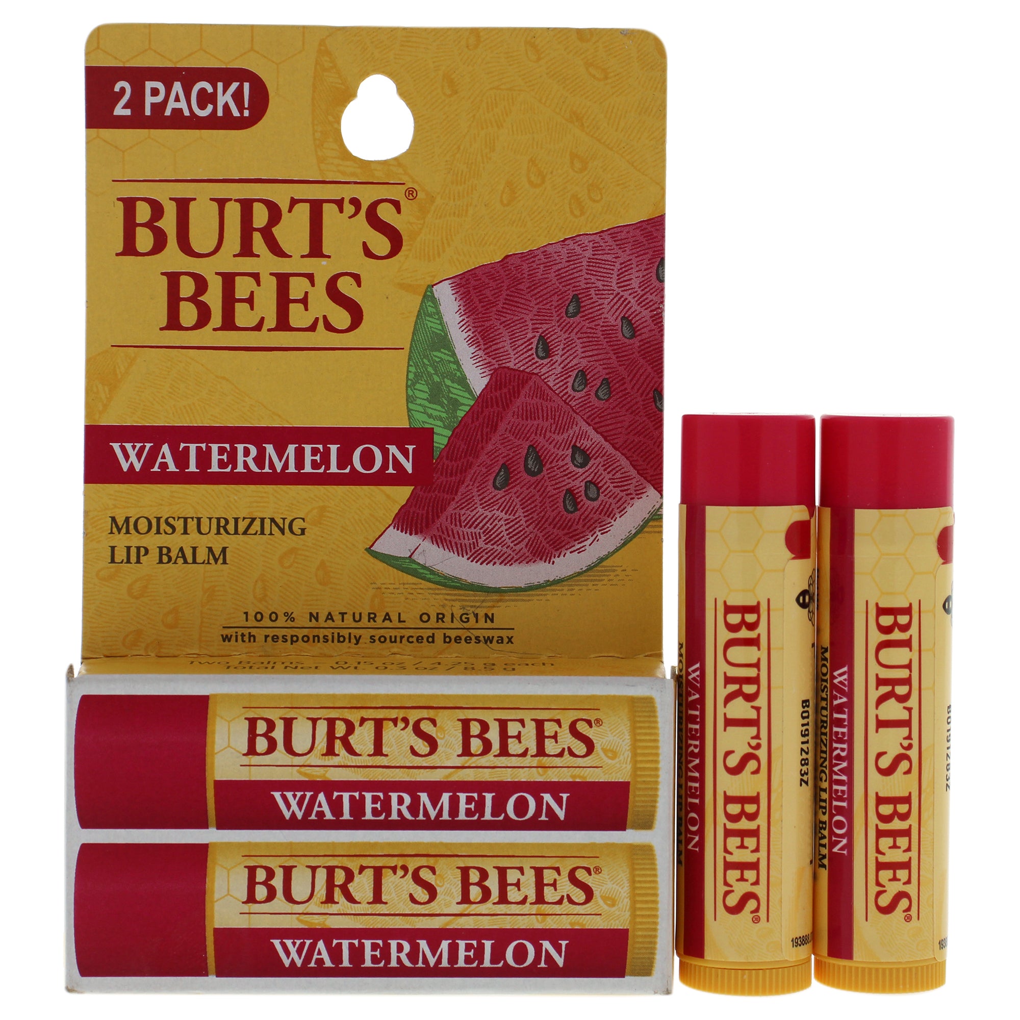 Burts Bees Watermelon Moisturizer Lip Balm Blister -Thefragrancemart.com