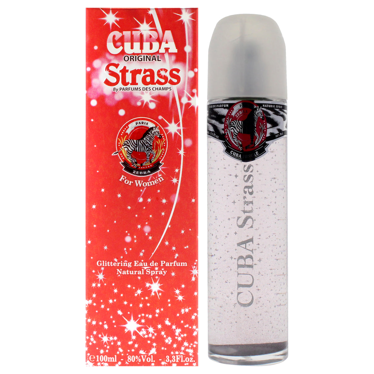 Cuba Strass Zebra Eau De Parfum-Thefragrancemart.com