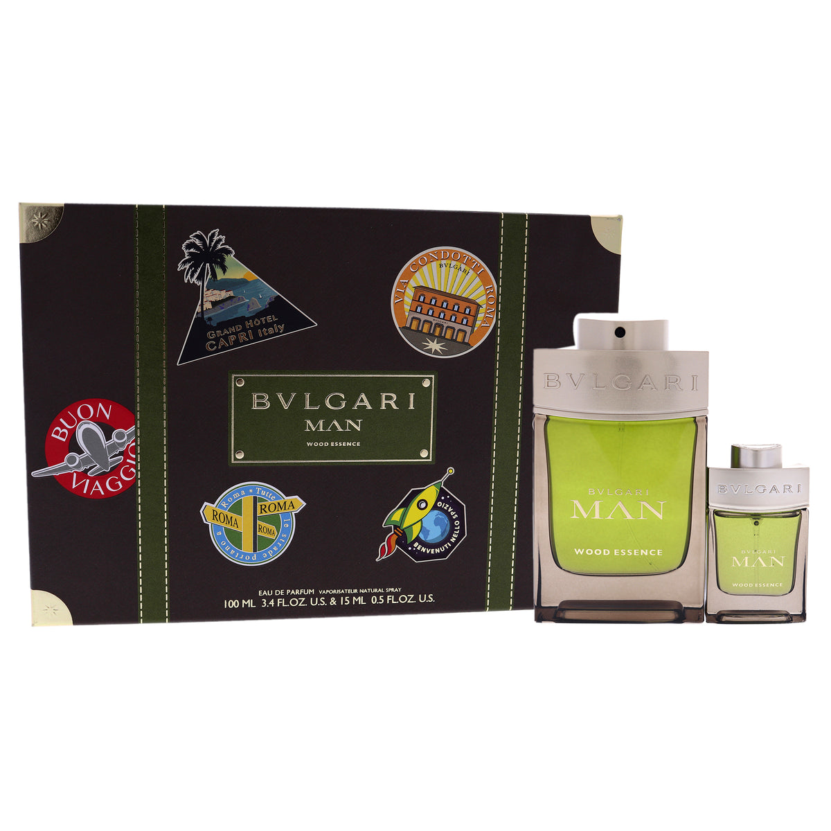 Bvlgari Man Wood Essence 2 Pc Gift Set-Thefragrancemart.com