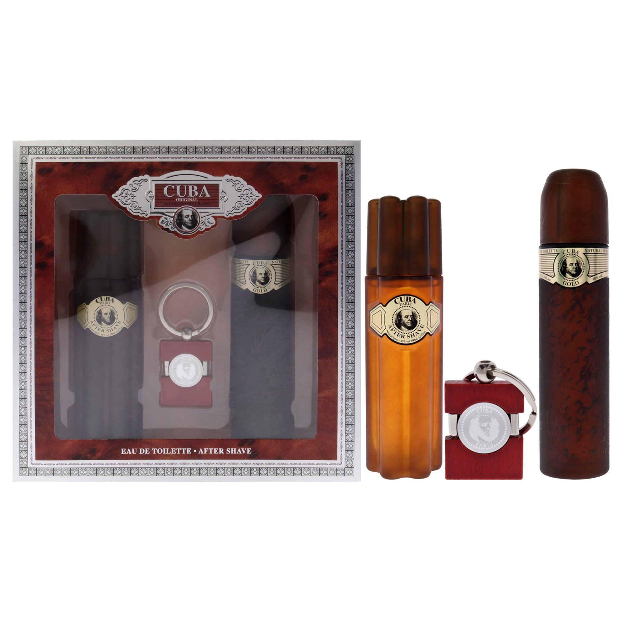 Cuba Gold 3 Pc Gift Set The fragrance mart