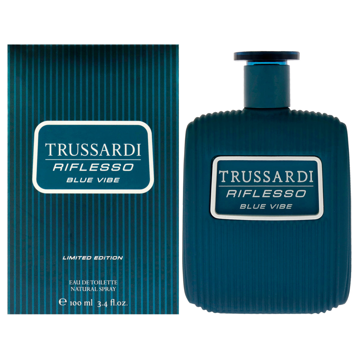 Trussardi Riflesso Blue Vibe Limited Edition Eau De Toilette-Thefragrancemart.com