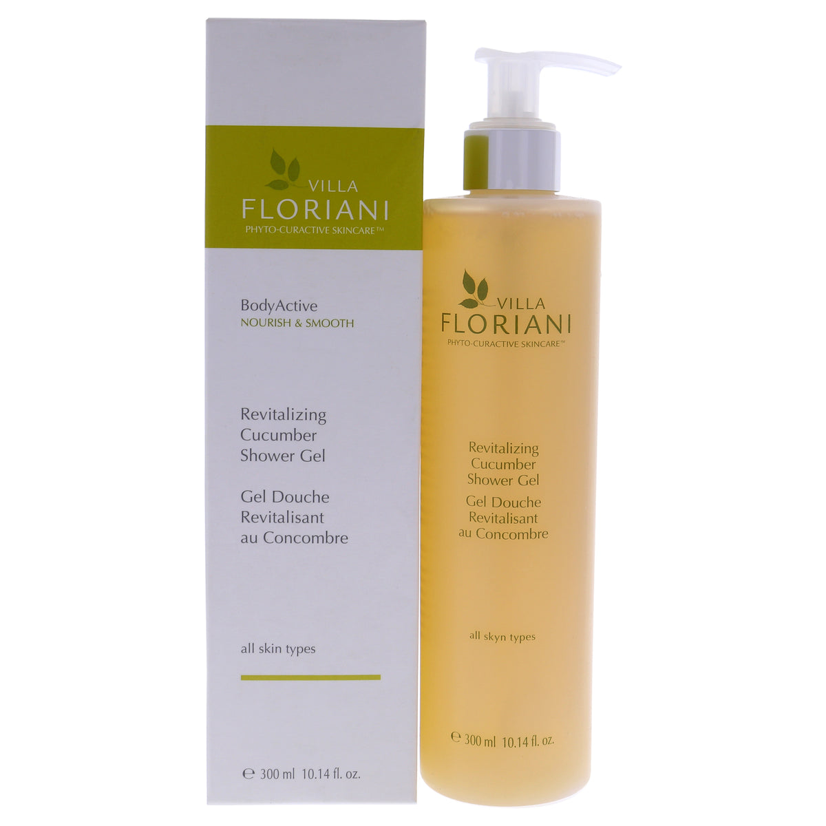 Villa Floriani Revitalizing Shower Gel - Cucumber -Thefragrancemart.com