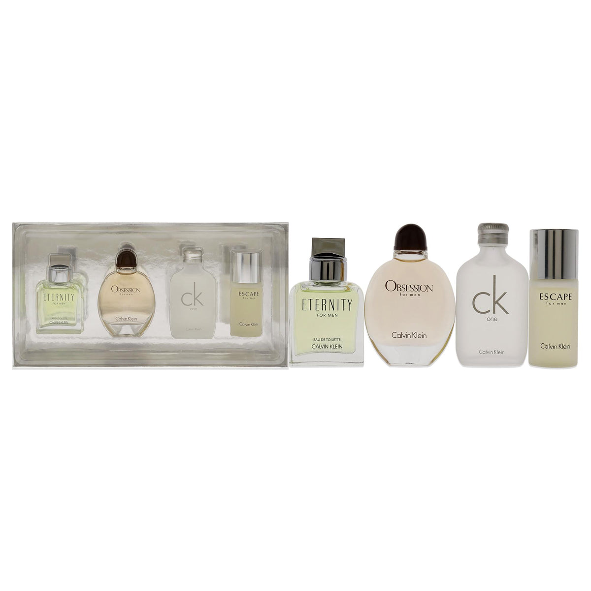 Calvin Klein 4 Pc Mini Gift Set-Thefragrancemart.com