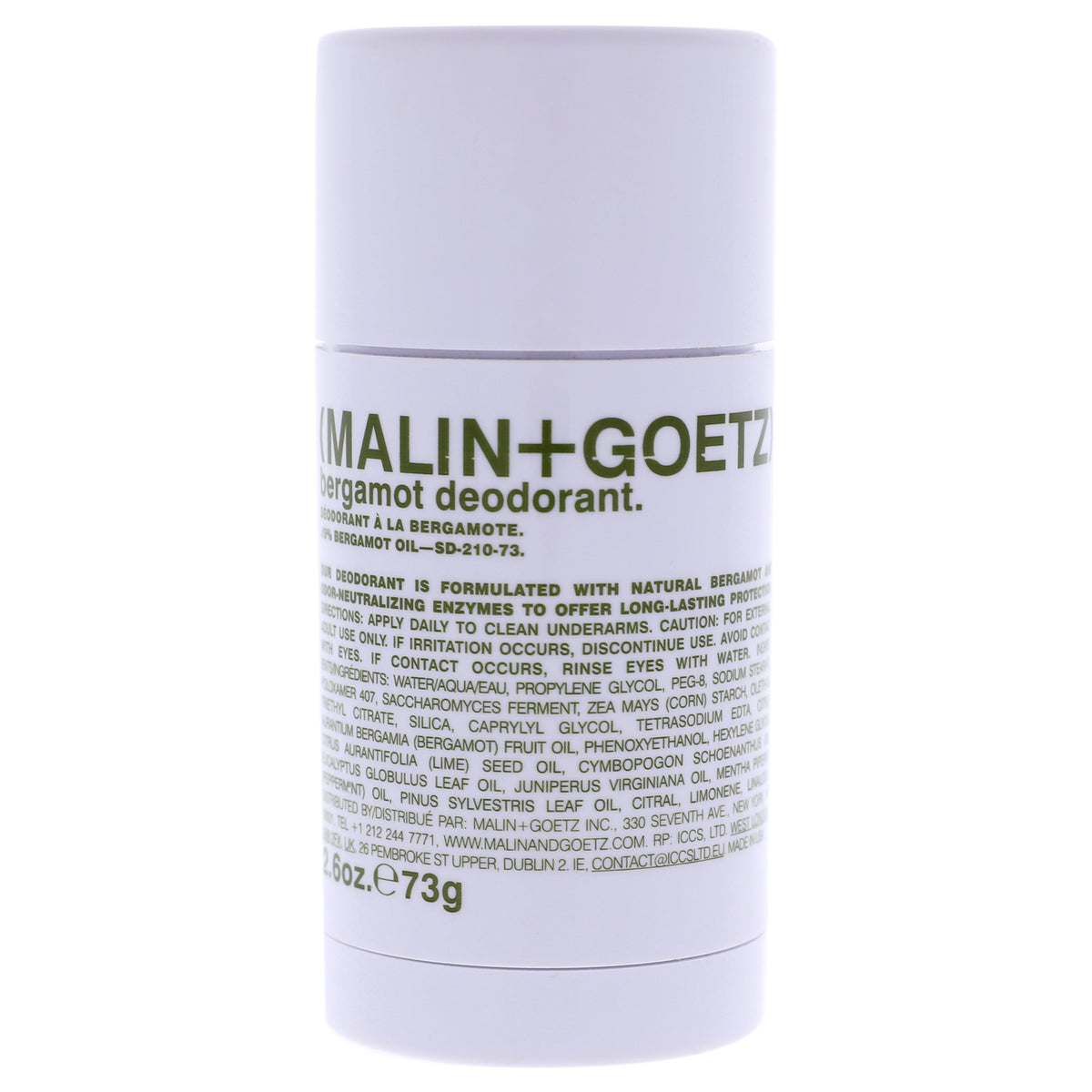 Malin + Goetz Bergamot Deodorant Stick -Thefragrancemart.com